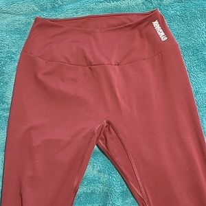Gymshark maroon leggings